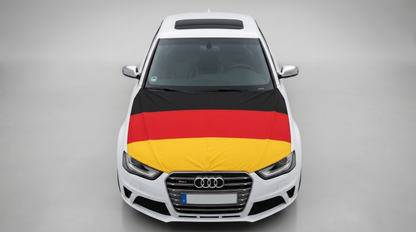 Auto Motorhauben Flagge Deutschland  115x160cm Fanartikel WM 2026 KFZ Cover